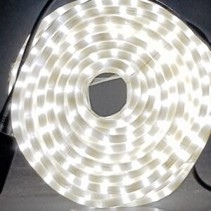 Manguera led blanco frío opal con movimiento 25mts