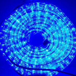 Manguera led azul con movimiento 25mts