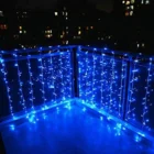 Cortina led azul