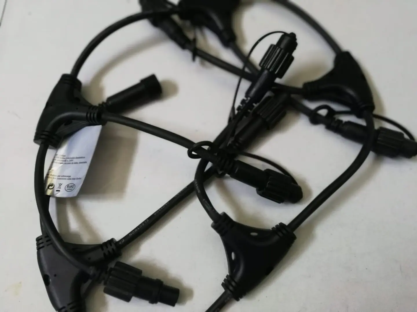 Cable unión Guirnaldas Led 1m 10 salidas Cable unión Guirnaldas Led 1m 10 salidas