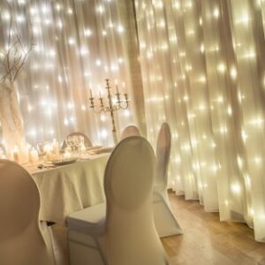 Cortina led cálido 2x3m