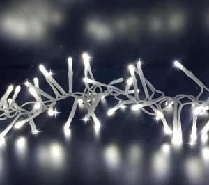 Guirnalda Led Blanco Destellos 5 caídas 0,75m