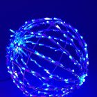 Bola Led 3D Luz Azul 50cm Plegable