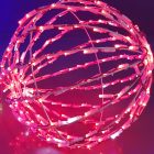 Bola 3D luz led roja