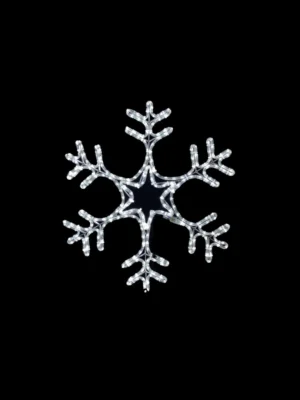 FIGURA COPO DE NIEVE BLANCO 1,20m x 1,20m