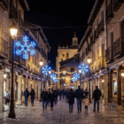 Copo de Nieve LED Azul 84 m Exterior | Figuras de Navidad cuidad simulacion