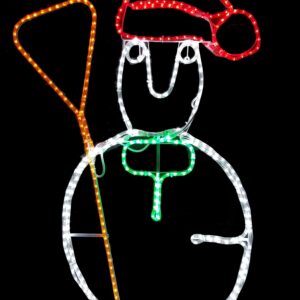 FIGURA MUÑECO DE NIEVE ADORNO NAVIDEÑO