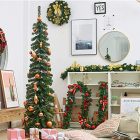 Corona de Navidad realista 0,60cm