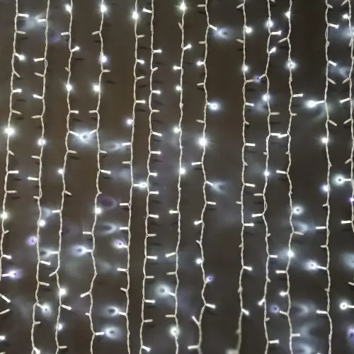 cortina led frio 9m de altura topluz