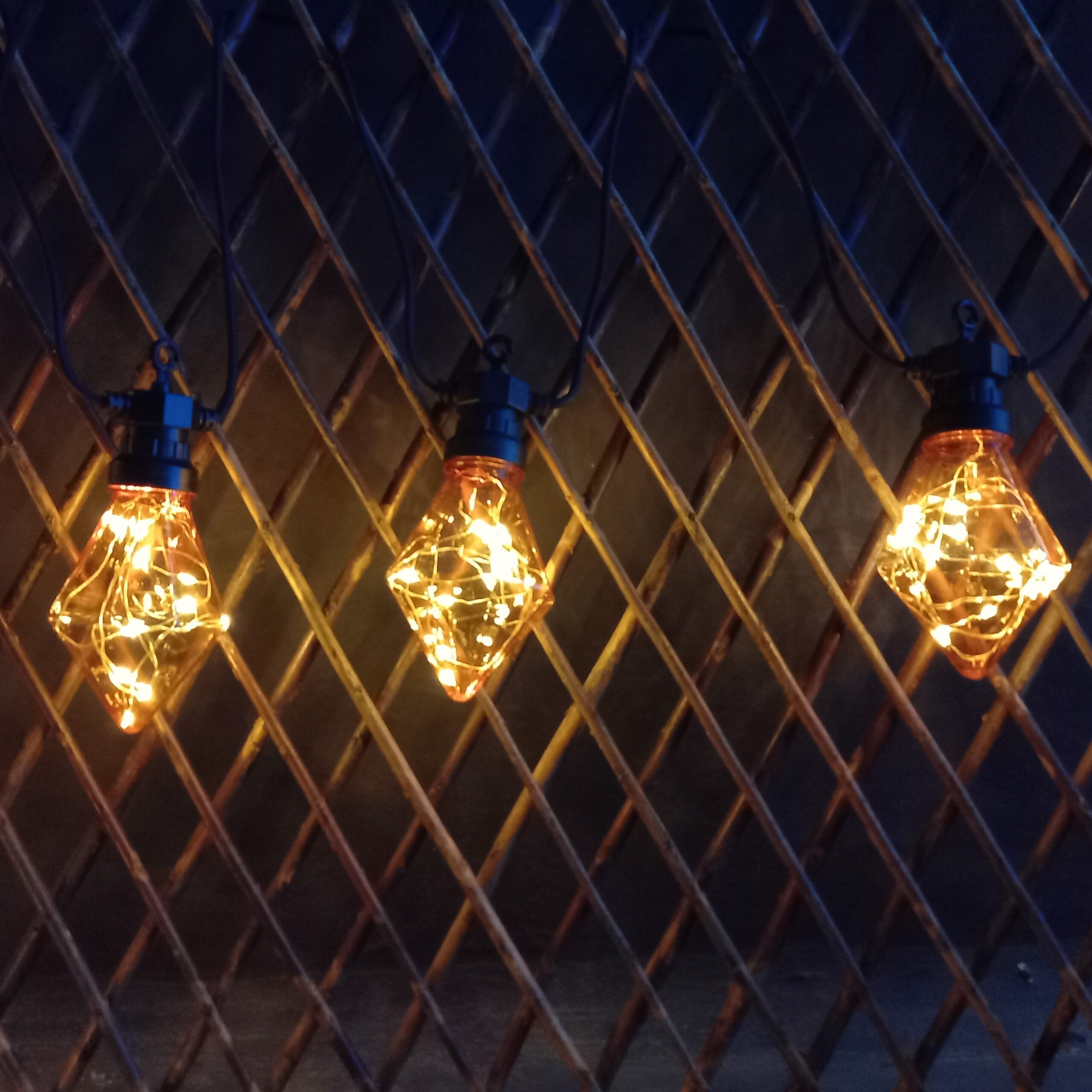 Guirnalda luces led diamante