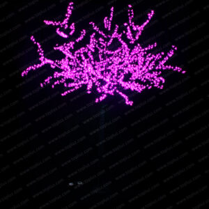 árbol led rosa