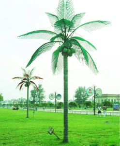 arbol led decorativo palmera verde