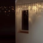 icicle led dorado