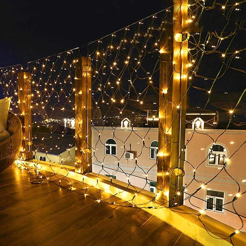 malla luces led