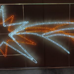 estrella de led con cola