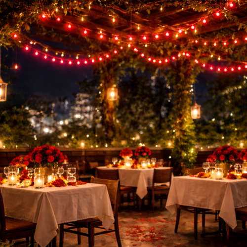 guirnalda de led roja decoracion guirnalda de led roja decoracion