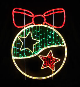 bola navidad led