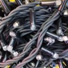 guirnalda cable negro