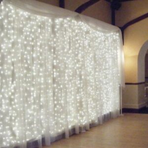 cortina led blanco