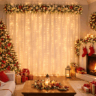 cortina micro led navidad