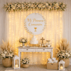 cortina microled comunion