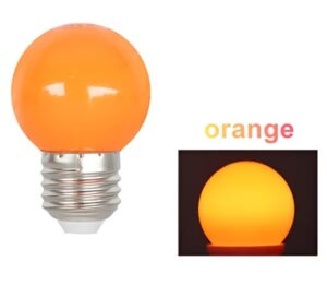 bombilla e27 led naranja