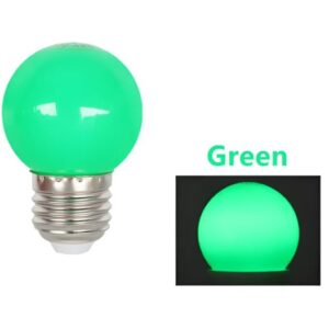 bombilla e27 led verde