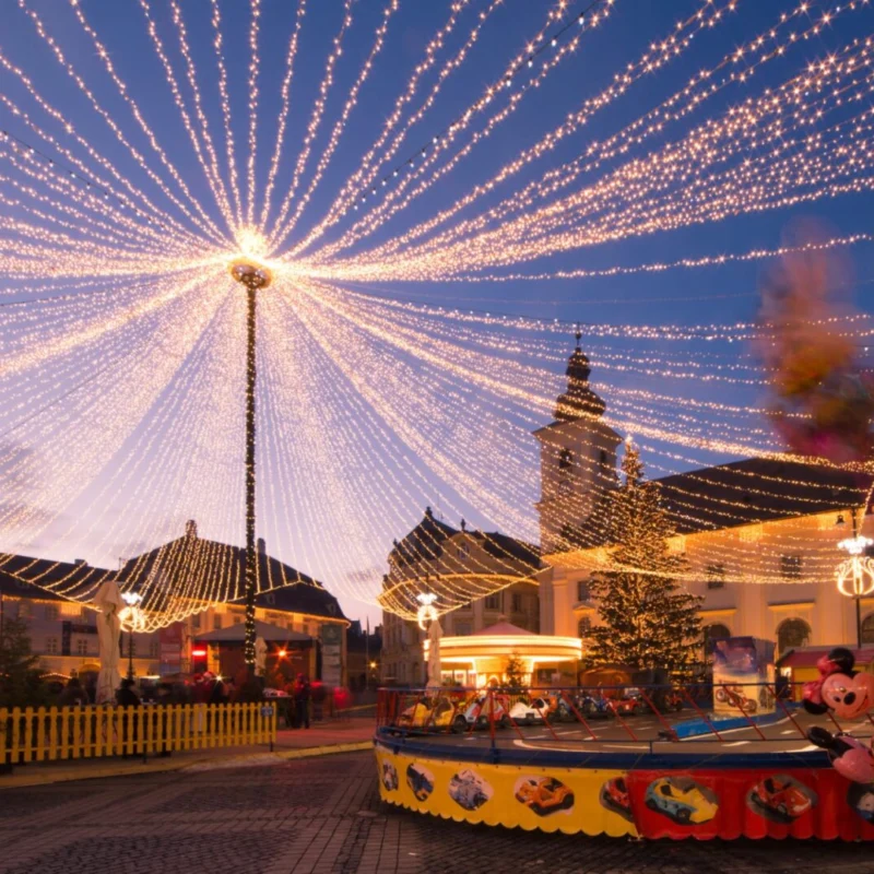 como unir guirnaldas de luces led