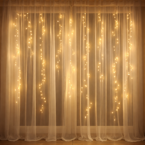 cortina mini led icicle