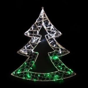 figuras exterior navidad arbol