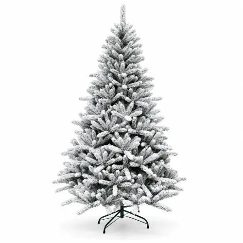 Árbol de Navidad nevado artificial