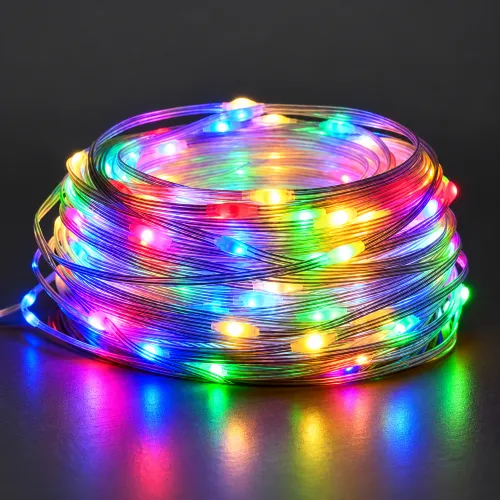 Guirnalda LED multicolor enrollada_11zon