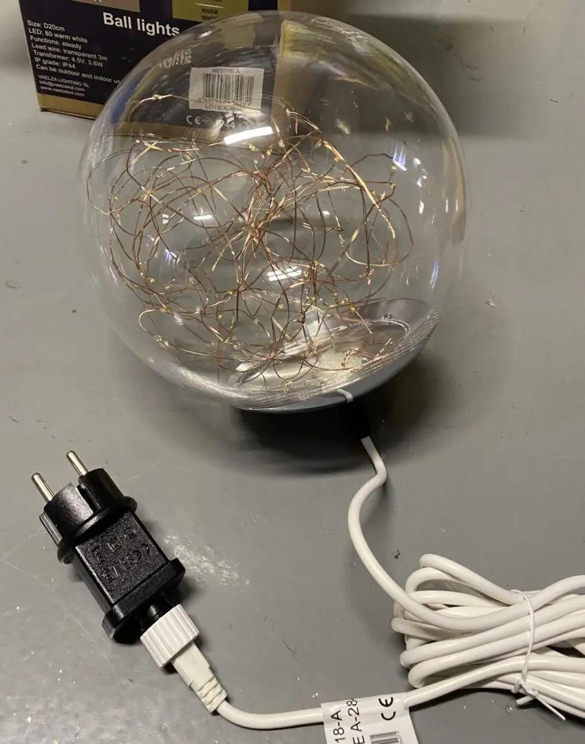 bola led 3d ludes de hadas interior