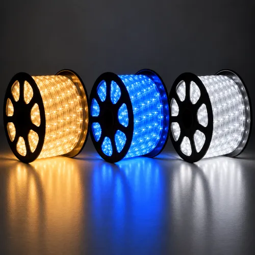 Trío de bobinas LED luminosas