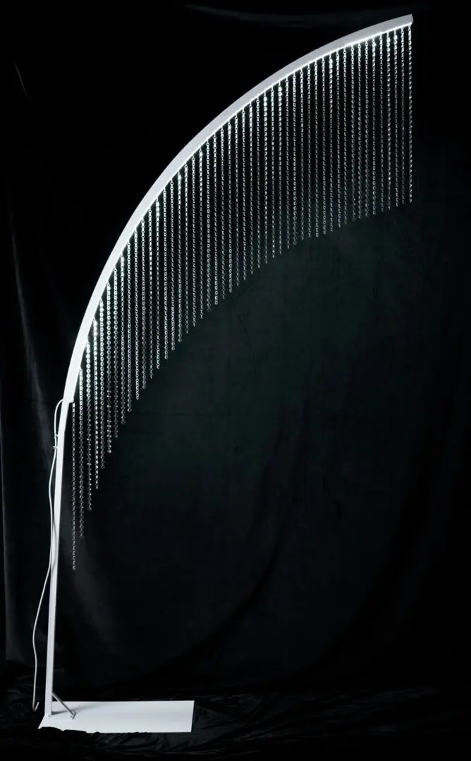 lampara arco cadenas