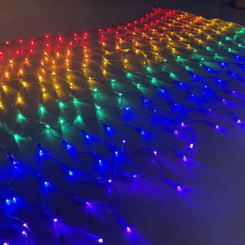 Cortina LED Orgullo 3x0.4m