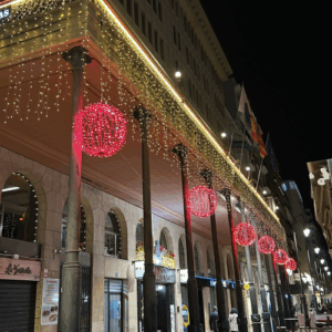 Esfera Led 3D, roja con destellos, IP65, plegable