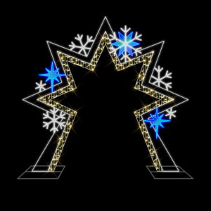 figura navidad arco estrella
