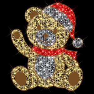 Figura navidad osito