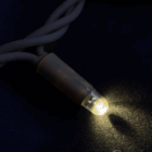 led cálido cable negro