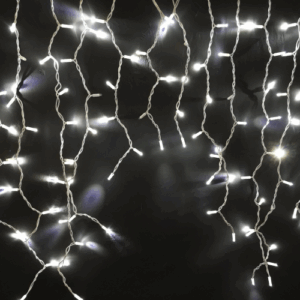 cortina icicles cálido