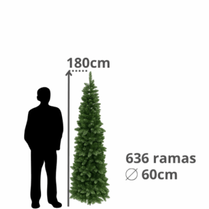 Árbol de Navidad compacto 180cm topluz