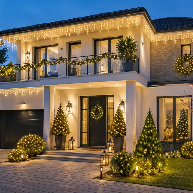 iluminacion hogar navidad