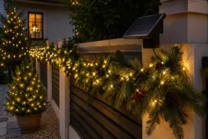 luces solares navidad