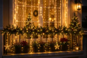 decoracion balcones navidad