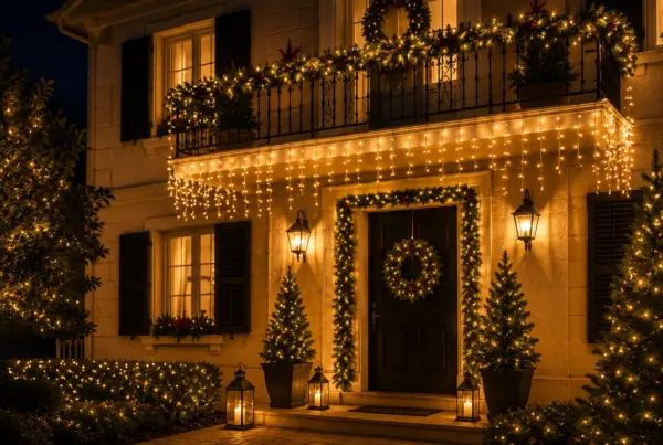 iluminacion fachadas y balcones