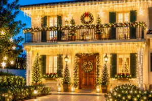 iluminacion fechada y balcones